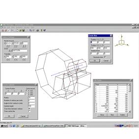 Animation program for machine vibrations